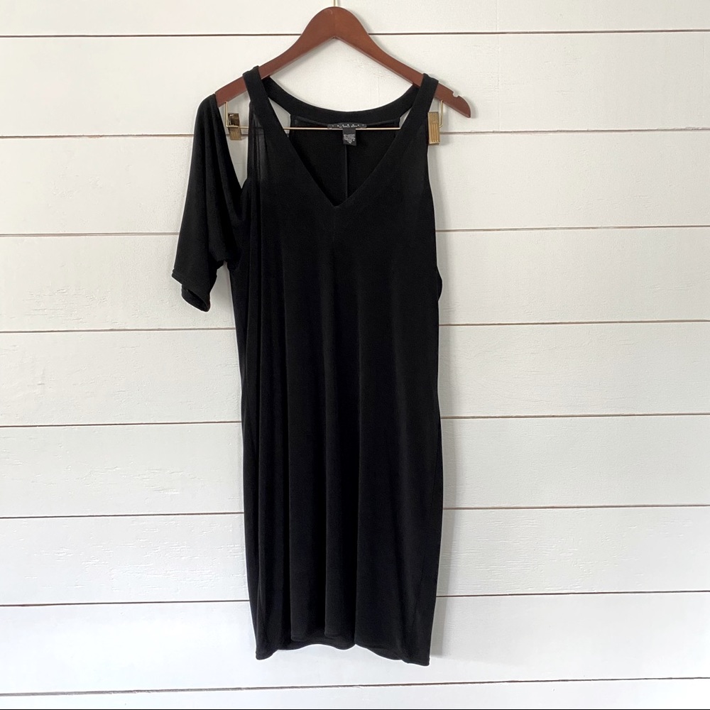 Laundry by Shelli Segal Single Shoulder Dress Blck